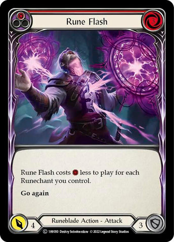 Rune Flash (Red) [1HV010] (Historic Pack 1 Blitz Deck Viserai)