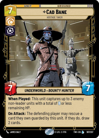 Cad Bane - Hostage Taker (187/257) (187/257) [Twilight of the Republic]