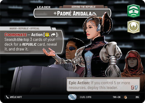 Padme Amidala - Serving the Republic (265) (Showcase) (265) [Twilight of the Republic]