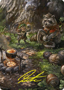 Sylvan Scavenging Art Card (46/54) (Gold-Stamped Signature) [Foundations Art Series]