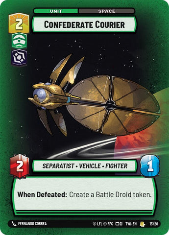 Confederate Courier (13/20) (13/20) [Twilight of the Republic: Weekly Play]