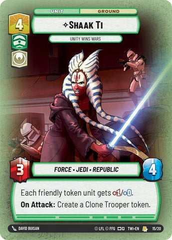 Shaak Ti - Unity Wins Wars (15/20) (15/20) [Twilight of the Republic: Weekly Play]