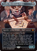 Codie, Vociferous Codex (Borderless) [Secrets of Strixhaven Special Guests]
