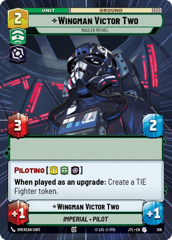 Wingman Victor Two - Mauler Mithel (818) (Hyperspace Foil) (818) [Jump to Lightspeed]