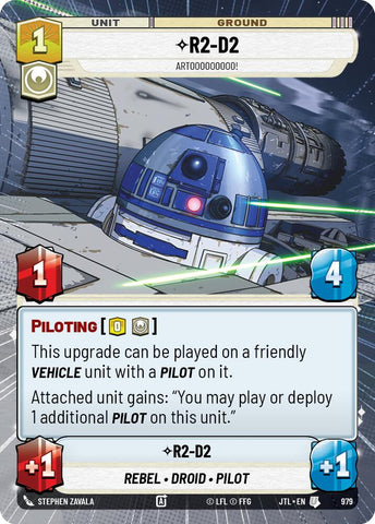 R2-D2 - Artooooooooo! (979) (Hyperspace Foil) (979) [Jump to Lightspeed]