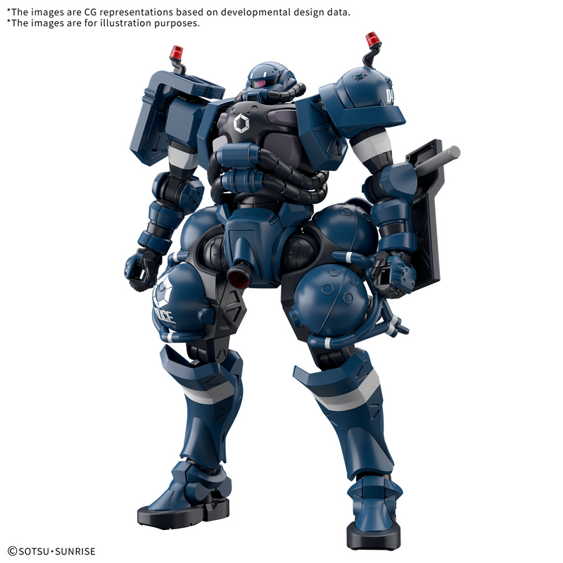 Gunpla HG 1/144 Police Zaku "Mobile Suit Gundam GQuuuuuuX"