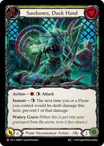Sawbones, Dockhand (CC Label) (Regular) [AGB019] (Armory Deck: Gravy Bones)
