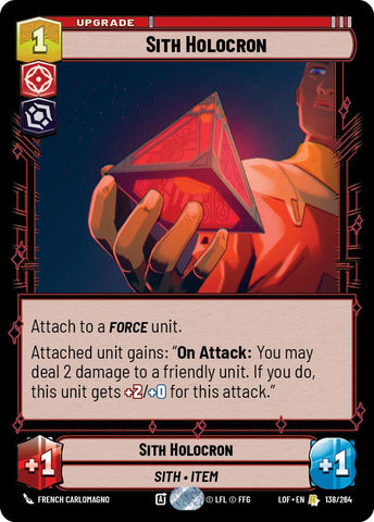 Sith Holocron (138/264) (138/264) [Legends of the Force]