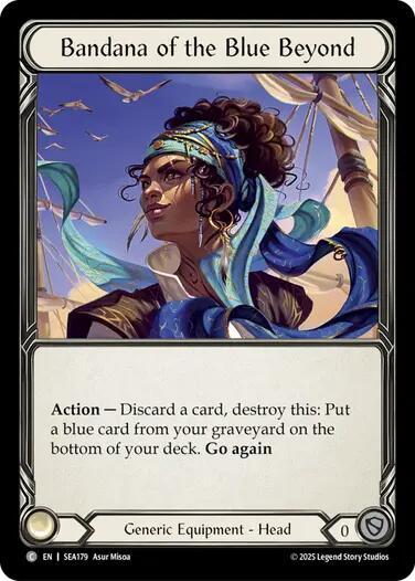 Bandana of the Blue Beyonds (Treasure) [SEA179] (High Seas)  Cold Foil