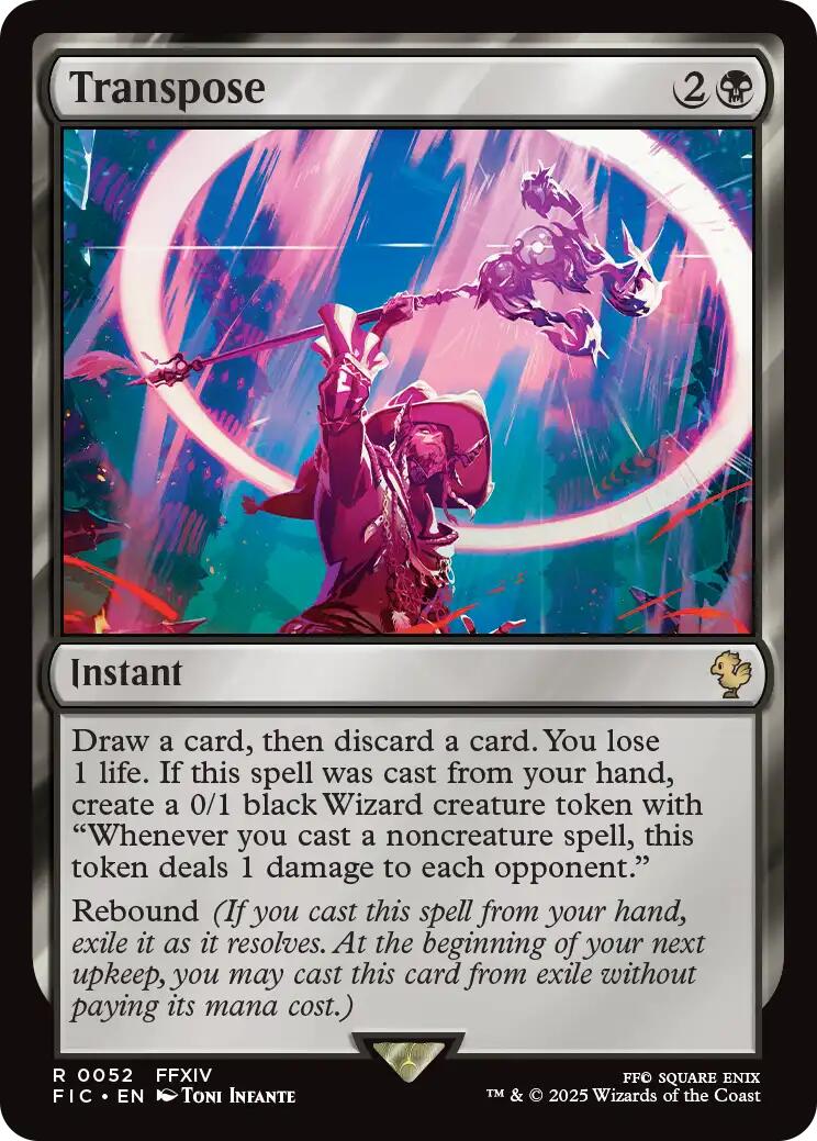 Transpose (Surge Foil) [FINAL FANTASY Commander]