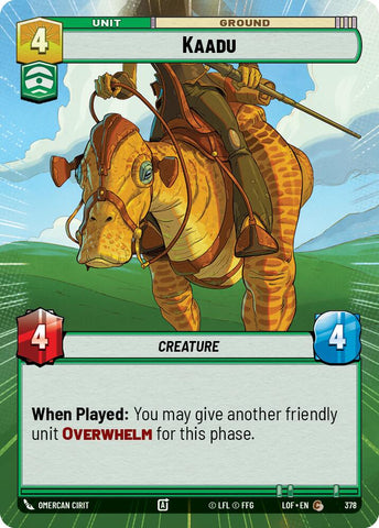 Kaadu (378) (Hyperspace) (378) [Legends of the Force]