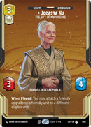 Jocasta Nu - The Gift of Knowledge (1084) (Prestige Foil) (1084) [Legends of the Force]