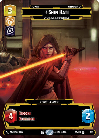 Shin Hati - Overeager Apprentice (1112) (Prestige Foil) (1112) [Legends of the Force]