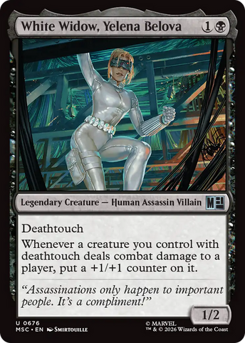 White Widow, Yelena Belova [Marvel Super Heroes Commander]