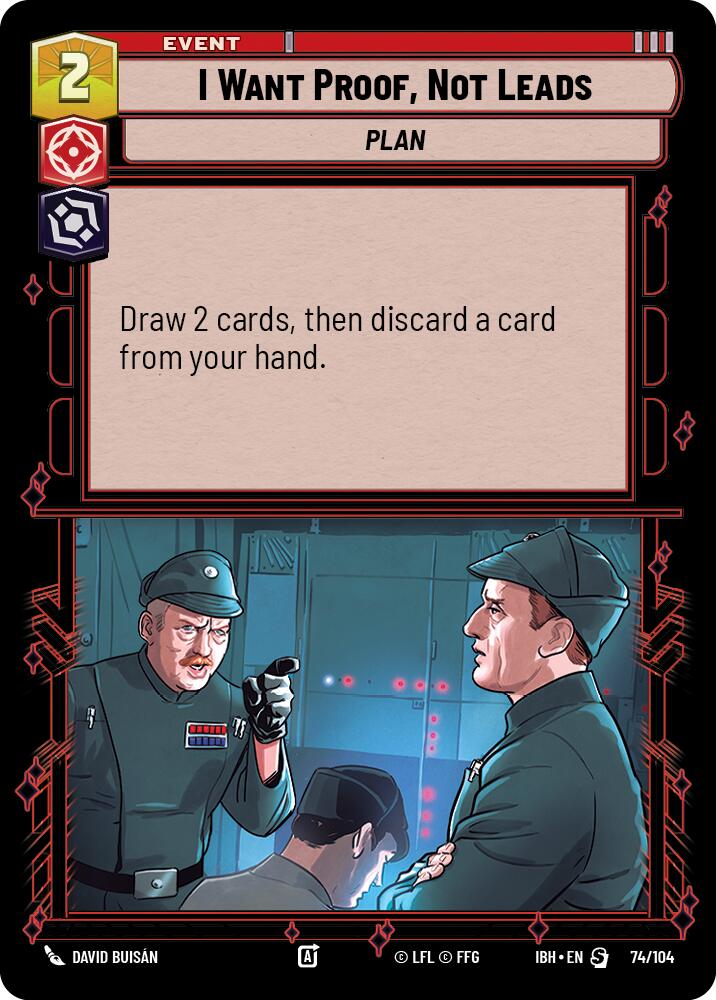 I Want Proof, Not Leads (74/104) (74/104) [Intro Battle: Hoth]