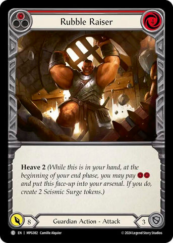 Rubble Raiser (Red) [MPG082] (Mastery Pack Guardian)
