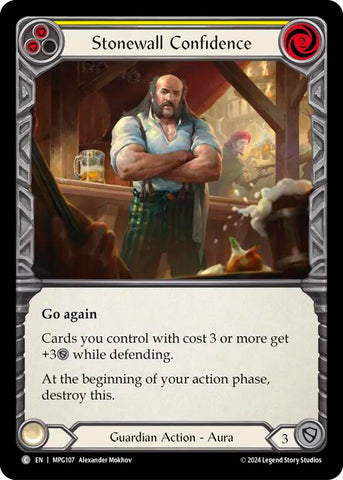 Stonewall Confidence (Yellow) [MPG107] (Mastery Pack Guardian)