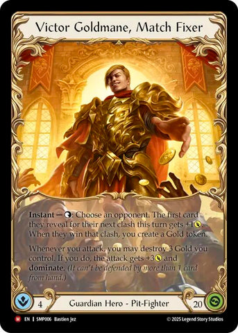 Victor Goldmane, Match Fixer [SMP006] (Smash Palace)