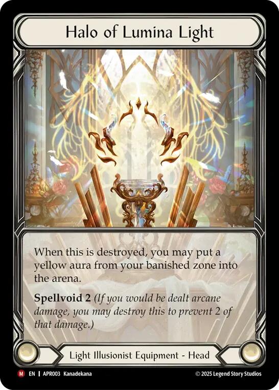 Halo of Lumina Light [APR003] (Armory Deck: Legends Prism)  Cold Foil