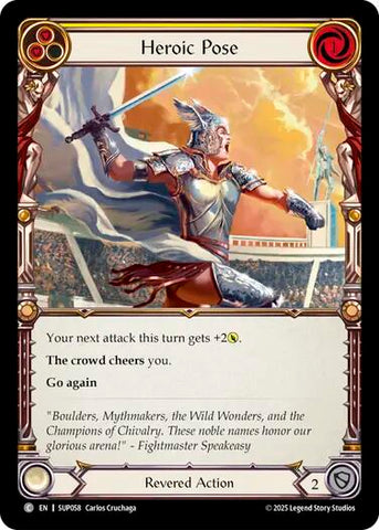 Heroic Pose (Yellow) [SUP058] (Super Slam)