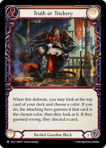 Truth or Trickery [SUP077] (Super Slam)  Rainbow Foil