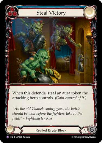 Steal Victory [SUP069] (Super Slam)  Rainbow Foil