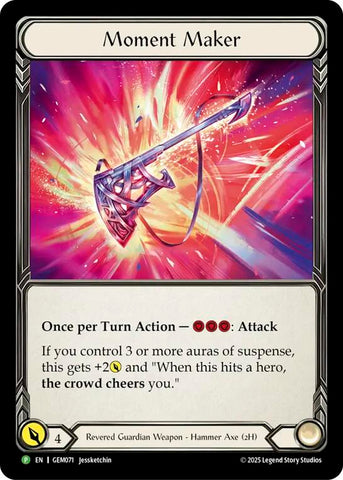 Moment Maker [GEM071] (GEM Pack 3)  Cold Foil