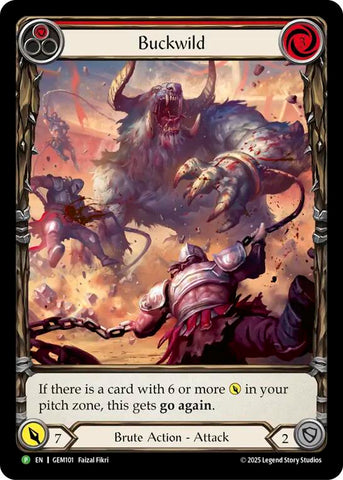 Buckwild [GEM101] (GEM Pack 3)  Rainbow Foil