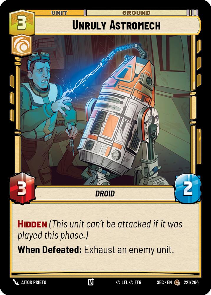 Unruly Astromech (221/264) (221/264) [Secrets of Power]