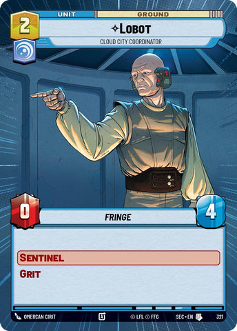 Lobot - Cloud City Coordinator (Hyperspace) (321) (321) [Secrets of Power]