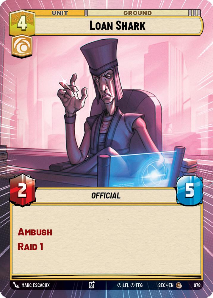 Loan Shark (978) (Hyperspace Foil) (978) [Secrets of Power]