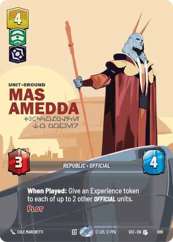 Mas Amedda - Accomplice to Power (Prestige Foil) (1091) (1091) [Secrets of Power]