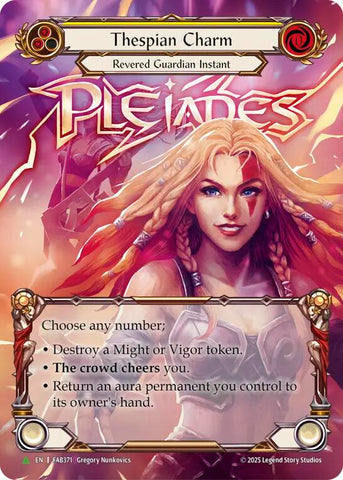 Thespian Charm [FAB371] (Promo)  Cold Foil