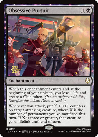 Obsessive Pursuit [Avatar: The Last Airbender Prerelease Cards]