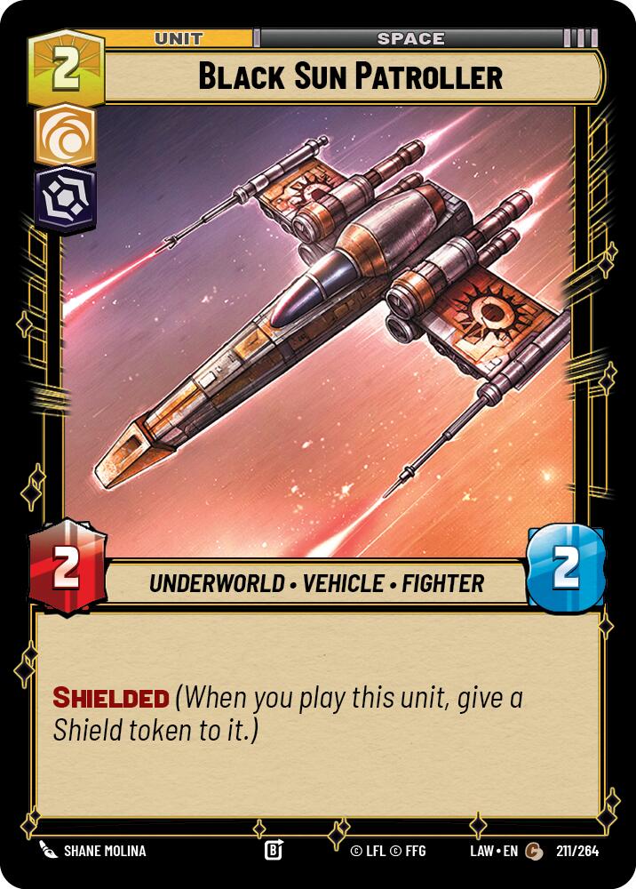 Black Sun Patroller (211/264) (211/264) [A Lawless Time]