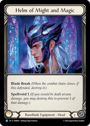 Helm Of Might And Magic [PEN093] (Compendium of Rathe)  Cold Foil