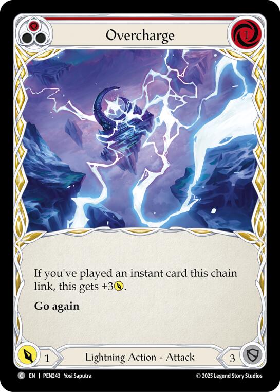 Overcharge (Red) (Regular) [PEN243] (Compendium of Rathe)
