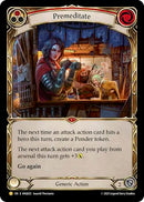 Premeditate (Red) (Gold) [ANQ022] (Compendium of Rathe - Antiquity Pack)  Cold Foil