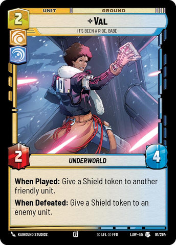 Val - It's Been a Ride, Babe (91/264) (91/264) [A Lawless Time]