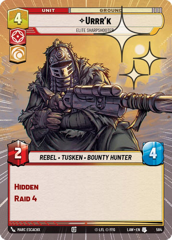 Urrr'k - Elite Sharpshooter (584) (Hyperspace Foil) (584) [A Lawless Time]
