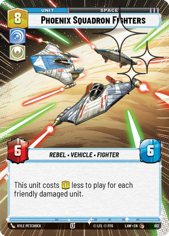 Phoenix Squadron Fighters (612) (Hyperspace Foil) (612) [A Lawless Time]