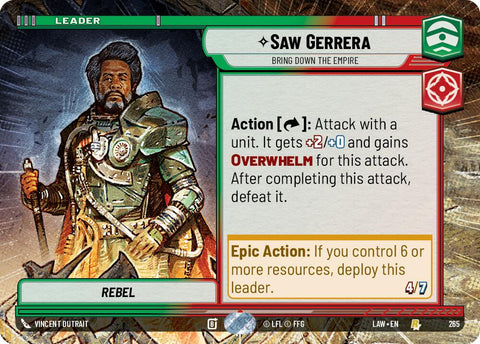 Saw Gerrera - Bring Down the Empire (Hyperspace) (265) (265) [A Lawless Time]