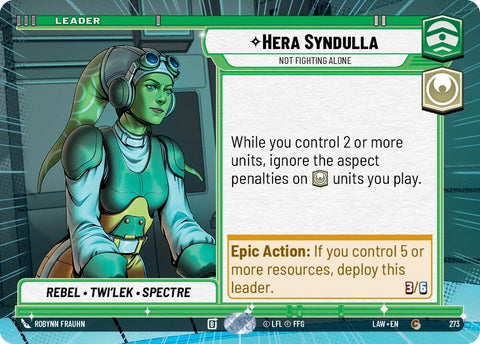 Hera Syndulla - Not Fighting Alone (Hyperspace) (273) (273) [A Lawless Time]