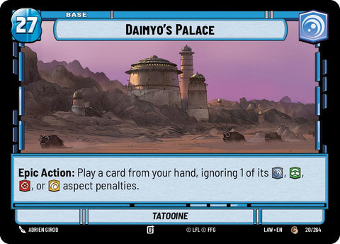 Daimyo's Palace // Shield (20 // T03) (20 // T03) [A Lawless Time]