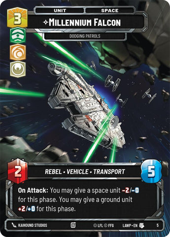 Millennium Falcon - Dodging Patrols (5) (5) [A Lawless Time: Weekly Play]