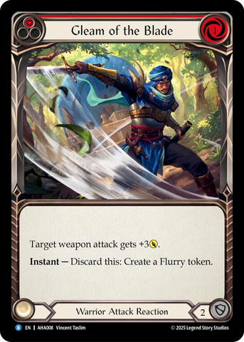 Gleam Of The Blade (Red) [AHA008] (Armory Deck Origins: Hala)