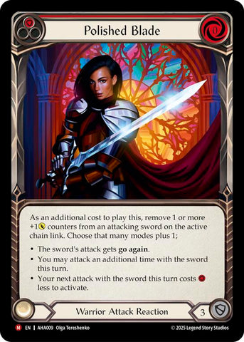 Polished Blade (Red) [AHA009] (Armory Deck Origins: Hala)
