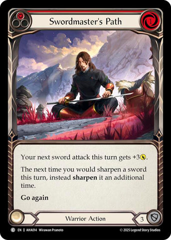 Swordmasters Path (Red) [AHA014] (Armory Deck Origins: Hala)