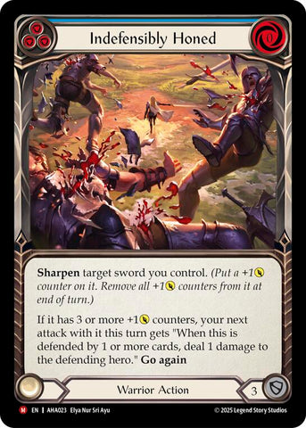 Indefensibly Honed (Blue) [AHA023] (Armory Deck Origins: Hala)