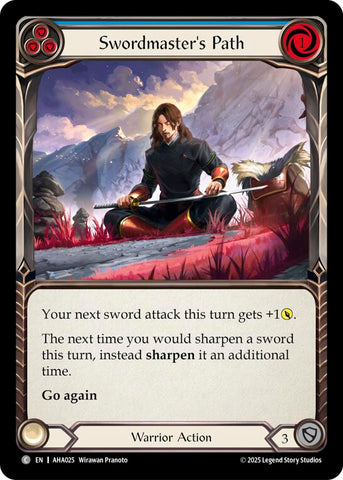 Swordmasters Path (Blue) [AHA025] (Armory Deck Origins: Hala)